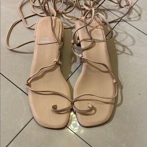 Jeffrey Campbell lace up sandals
